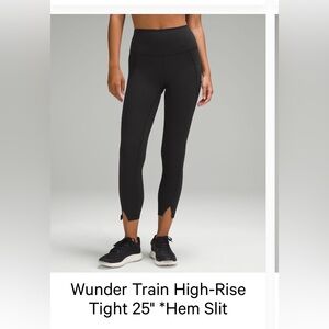 lululemon athletica Black Wunder Train High-Rise Leggings